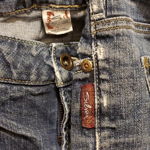 Distressed Silver Jeans - Picture 4 of 5